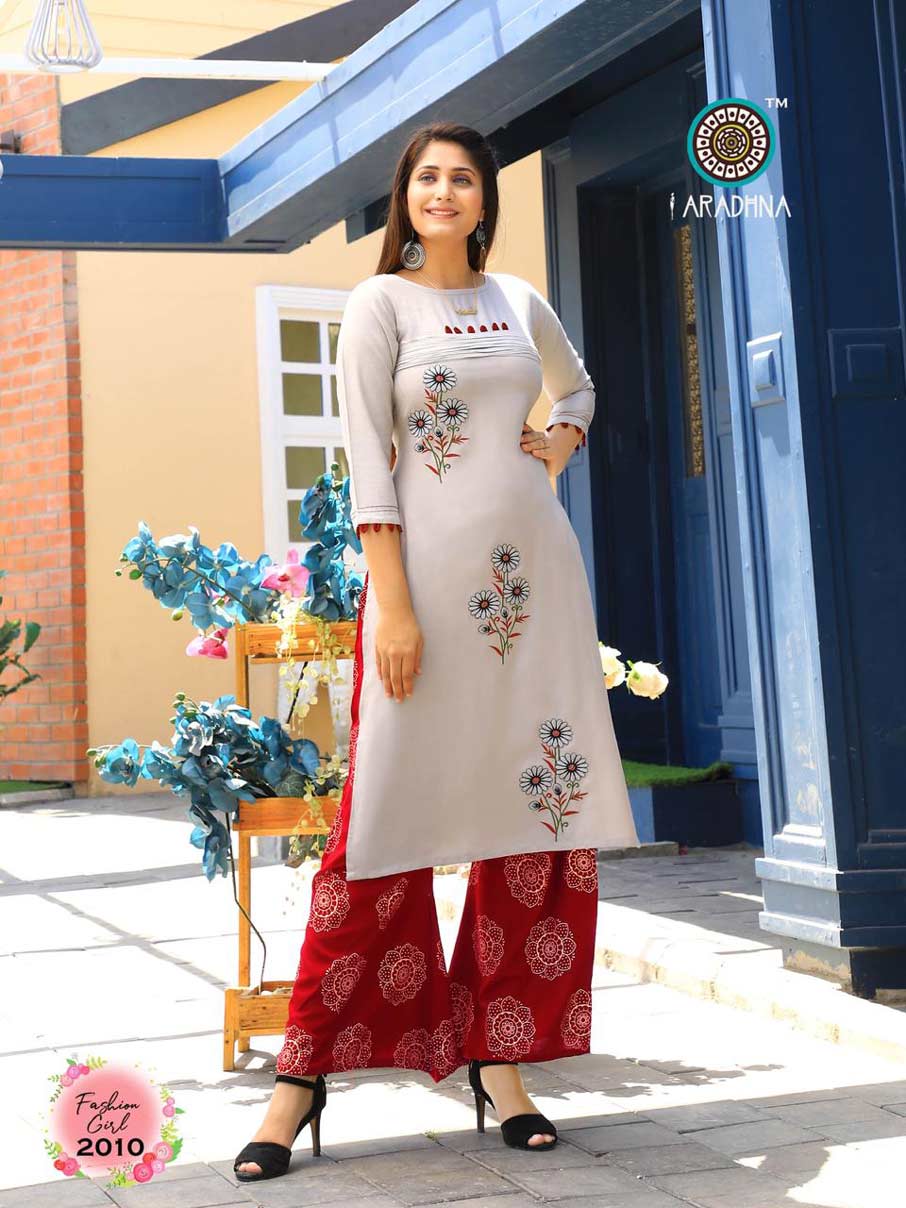 Fashion Girl Vol-2 Embroidery Print Kurti Set Fashion Girl Vol-2 Embroidery Print Kurti Set